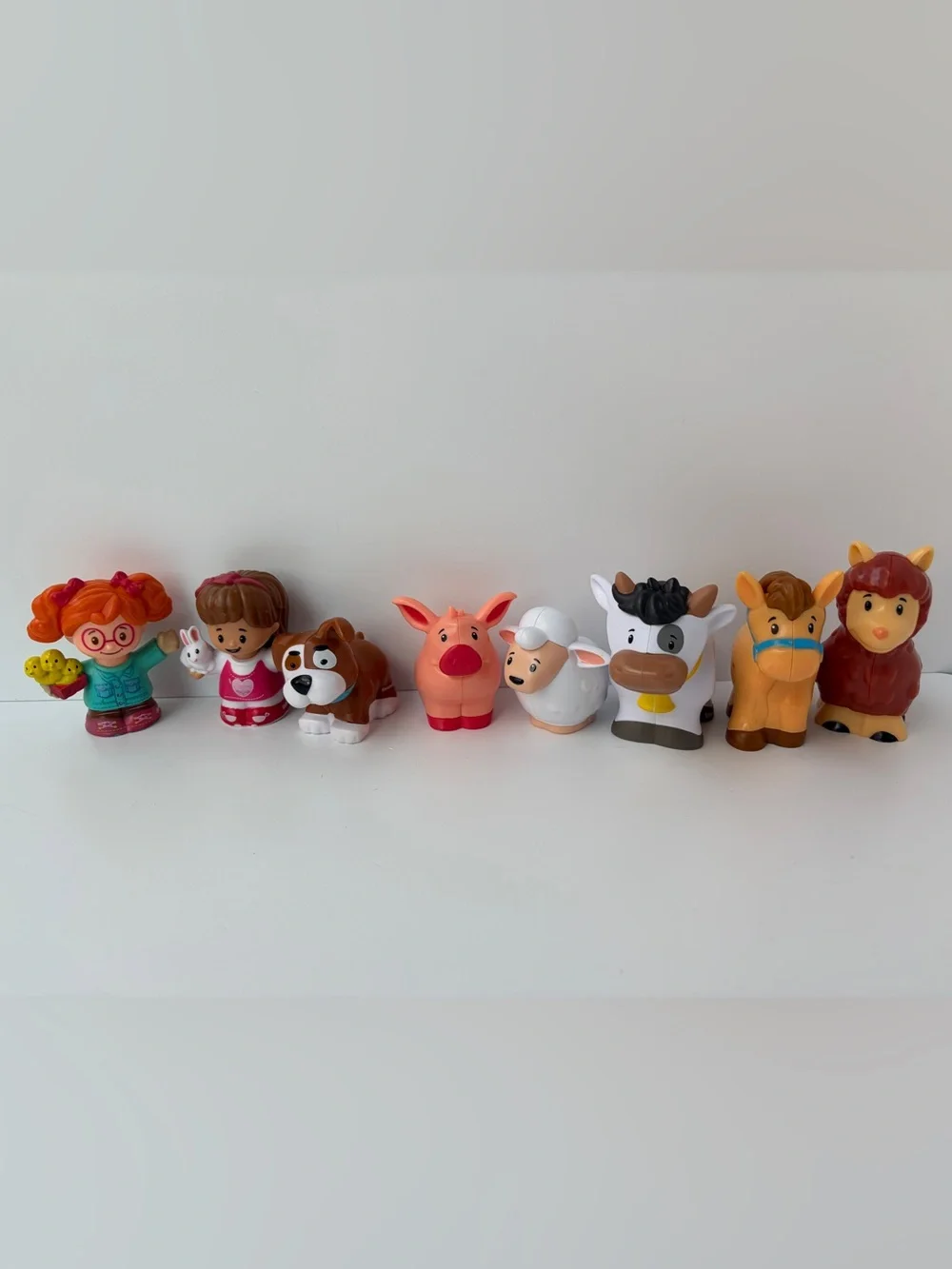 Fisher Price Little People Farm Lot 8 Animals Kids Dog